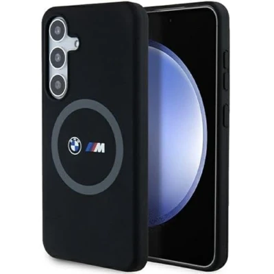Abbildung von CG Mobile BMW BMHMS24S23SROK Hülle für S24 S921 Schwarz hardcase M Silicone Printed Ring