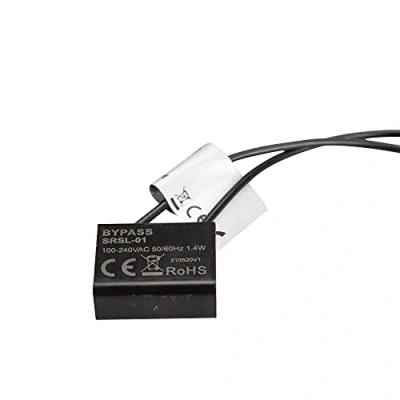 Abbildung von Mextronic SR SL01 2 Draht Dimmer Bypass für LED Dimmer, Schwarz, Automatik, Wege Schalter, 0.5W, 230V AC, 41.7mA, Oberflächenmontage