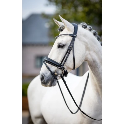 Abbildung von LeMieux Kudos Trense Classic Dressage Schwarz Vollblut