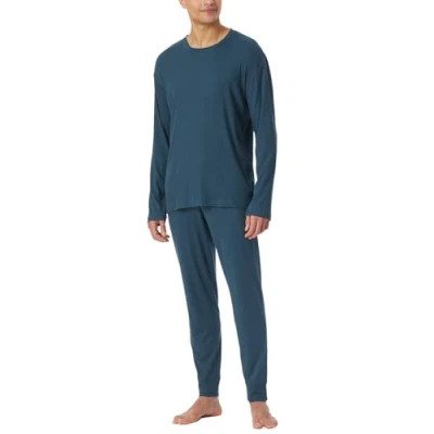 Abbildung von Schiesser Modern Pyjama, Herren, Größe: 54, Blau