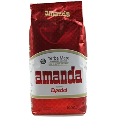 Abbildung von Amanda Yerba Mate Tee Seleccion Especial 1kg aus Argentinien Detox und Energie Getränk