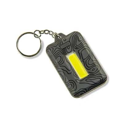 Abbildung von Carson COB LED Schlüsselanhänger Taschenlampe mit Stroboskop Modus (KL 10GY)