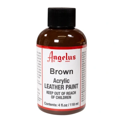 Abbildung von Angelus Lederfarbe Braun 118ml