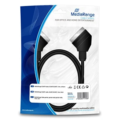 Abbildung von MediaRange SCART Kabel, SCART/SCART, 1.4m, schwarz