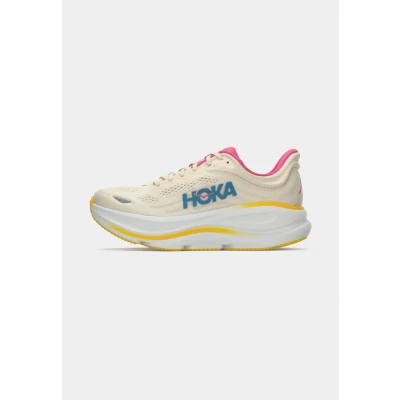 Abbildung von HOKA Bondi Laufschuh Straße, Damen, Größe: 36, Alabaster / birch Schuhe