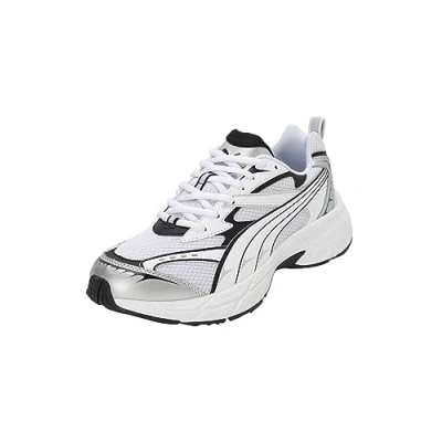 Abbildung von Puma Morphic BASE Unisex Sneaker low, Größe: 37, Feather gray/black Lederimitat/textil