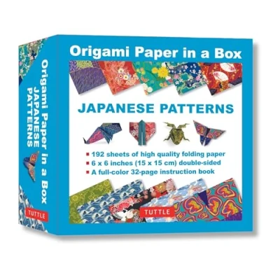 Abbildung von Origami Paper in a Box Japanese Patterns: 192 Sheets of Tuttle Paper: Printed With 10 Different Book 4 Projects