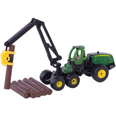 Abbildung von Siku Spielzeug Kran John Deere Harvester grün