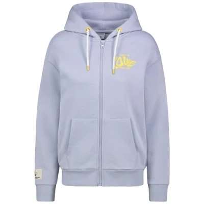 Abbildung von Sublevel MIT Print Sweatjacke, Damen, Größe: XS, Light purple