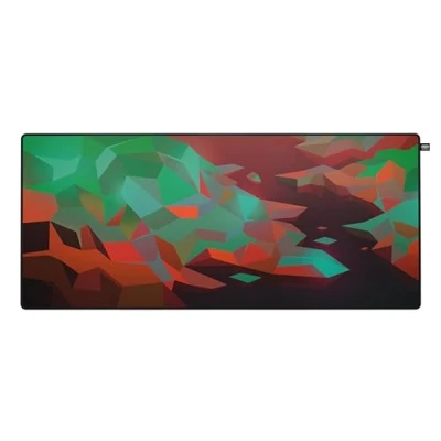 Abbildung von CHERRY XTRFY GP5, XL Gaming Mauspad aus Stoff (920 x 400 3 mm), Glattes Speed Pad für Präzision, Vernähte Kanten, rutschfest, Maschinenwaschbar, Litus Red