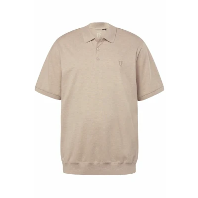 Abbildung von JP1880 Grosse GRÖSSEN BIS 8XL Brustdruck Poloshirt, Herren, Größe: 7XL, Nature melange
