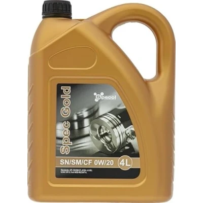 Abbildung von Specol Spec Gold 0W 20 4l Motoröl 101731 TOYOTA: Yaris II Schrägheck, Avensis Kombi, III Schrägheck