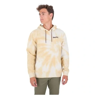 Abbildung von Hurley Herren Tidal Wave Batik Fleece Po Pullover Sweater, Knochenfarben, S