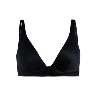 Abbildung von Roxy LOVE THE Roller Bikinitop, Damen, Größe: Medium, Anthracite