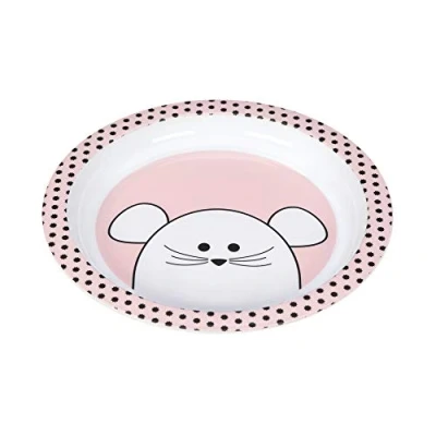 Abbildung von LÄSSIG Kinder Teller ohne Melamin, BPA frei, für Spülmaschine und Mikrowelle/Plate PP Little Chums Mouse