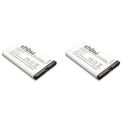 Abbildung von vhbw 2X Akku kompatibel mit Siemens Gigaset SL930A, SL930H, SL930 schnurlos Festnetz Telefon (1300 mAh, 3,7 V, Li Ion) Ersatz für V30145 K1310 X456, S30852 D2371 X1