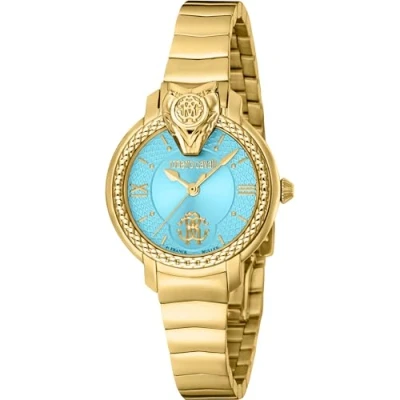 Abbildung von Roberto Cavalli Damen Analog Quarz Uhr mit Edelstahl Armband RV1L215M0051