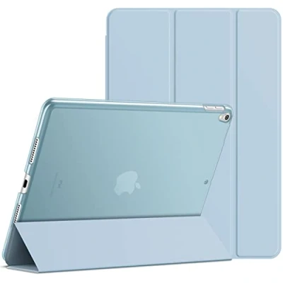 Abbildung von JETech Hülle für iPad Air 10,5 (3. Generation 2019) und Pro 2017, Schutzhülle mit Ständer Funktion Auto Schlafen/Wachen (Hellblau)