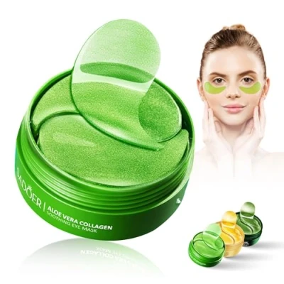 Abbildung von Montegoni Augenpads Gold gegen Augenringe, 60 tlg., Lindert Müdigkeit, Reduziert Schwellungen, Anti Aging Augenpflege Pads Falten,Augenmaske AntiFalten Wirkung