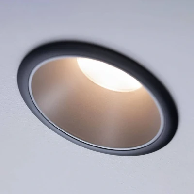 Abbildung von Paulmann LED Einbauleuchte Cole, Dimmfunktion, wechselbar, Warmweiß, Deckenspots, 3er Set