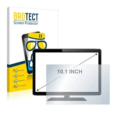 Abbildung von BROTECT 10.1&quot; Schutzglas für Industrie Monitore mit 10,1 Zoll (25.7 cm) [221 x 130 mm, 15:9] Schutzfolie Panzer Folie Glas [Extrem Kratzfest
