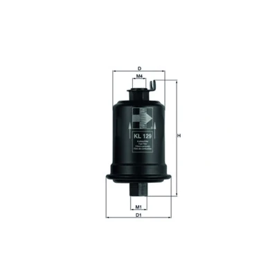 Abbildung von MAHLE ORIGINAL KL 129 Kraftstofffilter Leitungsfilter MITSUBISHI: ECLIPSE 2, 1, GALANT 4, TOYOTA: Celica V Coupe, Carina E Limousine