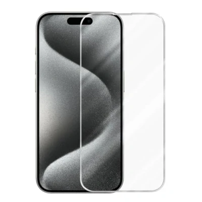 Abbildung von Cadorabo Panzer Schutz Glas für Apple iPhone 16 PRO MAX Schutzfolie in Ultra Klar Hüllen freundlich Gehärtetes (Tempered) Dipslayschutz Folie 9H Härte Anti Kratzer