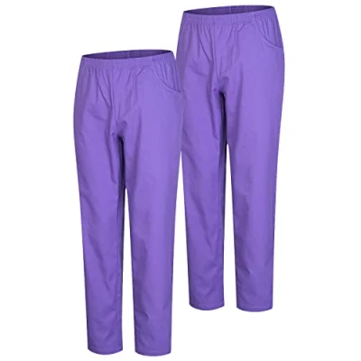 Abbildung von MISEMIYA Packung 2 Stück Unisex SANITÄRHOSE MEDIZINISCHE Uniformen SANITÄR Arbeitshose Ref. 8312 * 3XL, Flieder 21
