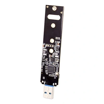 Abbildung von cablecc USB 3.0 auf Nvme M Key M.2 NGFF SSD Externer PCBA Konveter Adapter Karte Flash Disk Typ