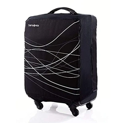 Abbildung von Samsonite Bedruckte Gepäckabdeckung für Erwachsene, Unisex, Schwarz, Medium,