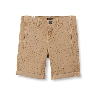 Abbildung von IKKS Jungen Bermuda Beige Imprimé Thème Surf et Skateboard Bermudas, Mittelbeige, Bedruckt, 2 Jahre