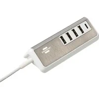 Abbildung von Brennenstuhl USB Ladegerät, mit Schnellladefunktion, 1x C Power Delivery und 4x Ladebuchse