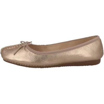 Abbildung von Clarks Damen Freckle Ice Ballerinas, Copper Metallic, 39 EU