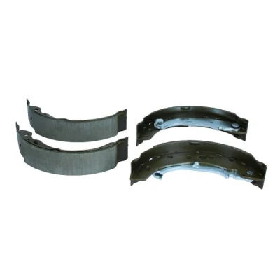 Abbildung von MAXGEAR 19 3474 Bremsbacken Hinterachse 203 38 mit Handbremshebel PEUGEOT: 206 Schrägheck, 206+ 106 II Schrägheck