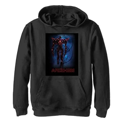 Abbildung von Marvel Eternals Arishem Blue YTH Hoodie Black 7/8