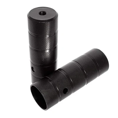 Abbildung von KHE BMX Axle Pegs Fußrasten für 10mm Achsen Gewinde 3/8&quot; Zoll schwarz Paar