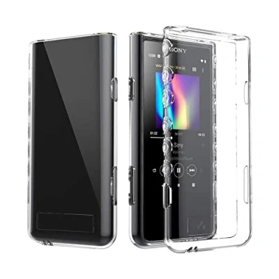Abbildung von Zshion Hülle Kompatibel mit Sony NW ZX507/NW ZX500/NW ZX505,Stoßdämpfend, Leicht, Ultradünn, Weiche TPU (Transparent)