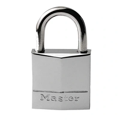 Abbildung von Master Lock 639EURD Marine Vorhängeschloss mit Schlüssel, Grau, 5 x 3 1,2 cm