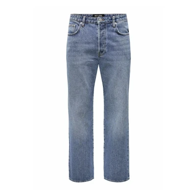 Abbildung von Only &amp; Sons Loose Jeans, Herren, Größe: 34x30, Medium blue denim