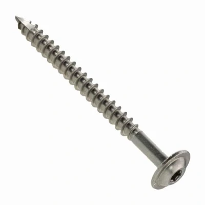 Abbildung von Tellerkopfschrauben 4,5 x 100 mm, Edelstahl A2 25 Stück, TX 20, ETA Zulassung, Teilgewinde