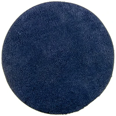 Abbildung von Brandsseller Badematte Ø 60 cm Badvorleger Badteppich Rund Blau