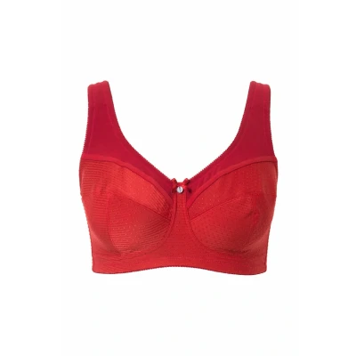 Abbildung von Ulla Popken Damen große Größen Übergrößen Plus Size Entlastungs BH, Struktur, ohne Bügel, Cup C H