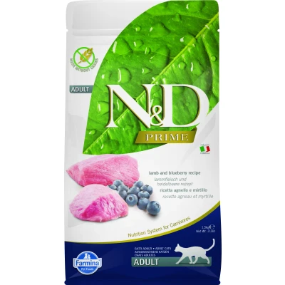 Abbildung von N&amp;D PRIME CAT Adult Lamm &amp; Heidelbeere varianten 1,5 kg
