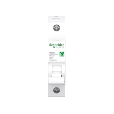 Abbildung von Schneider Electric R9F23120 Leitungsschutzschalter Resi9 1P, 20A, B Charakteristik, 6kA