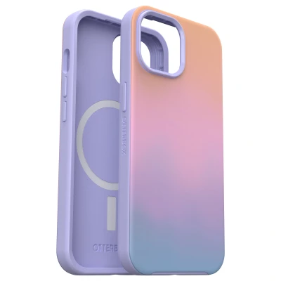 Abbildung von Apple iPhone 15 Hülle MagSafe Kunststoff OtterBox Hard Case/Backcover Handyhülle Gelb Shockproof/Stoßfest