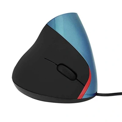 Abbildung von VBESTLIFE 3200 DPI USB Vertikale Kabelgebundene Maus,Ergonomisches Handballenauflage Gaming Mäuse,geeignet für Spiel, Zuhause, Büro, Net Bar, etc.(Blau)