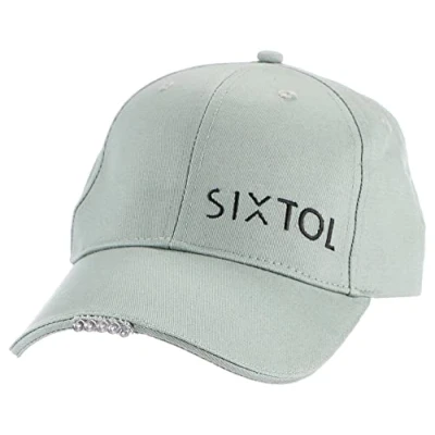 Abbildung von SIXTOL B Cap Baseballmütze mit LED Licht 25lm Aufladen über USB Universalgröße Grün