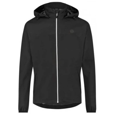Abbildung von AGU GO Essential Regenjacke Damen &amp; Herren, Fahrradjacke Wasserdicht Winddicht, Atmungsaktiv, Reflektierend, Unisex, XL, Schwarz