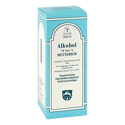 Abbildung von Alkohol 70% V/V Hetterich 200 ml
