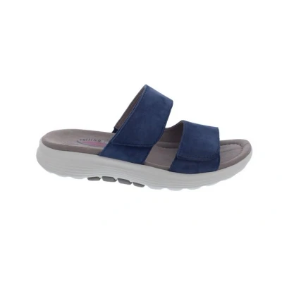 Abbildung von Gabor Pantolette flach, Damen, Größe: 39, Blau Schuhe